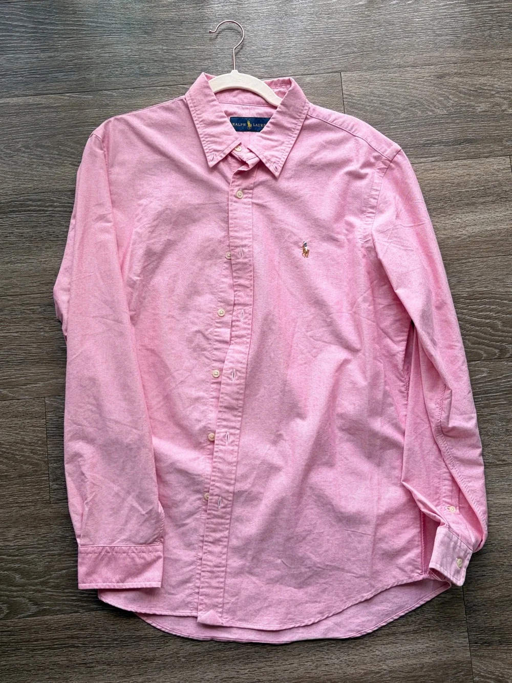 Polo by Ralph Lauren Pink Long-Sleeve Button-Down Shirt
